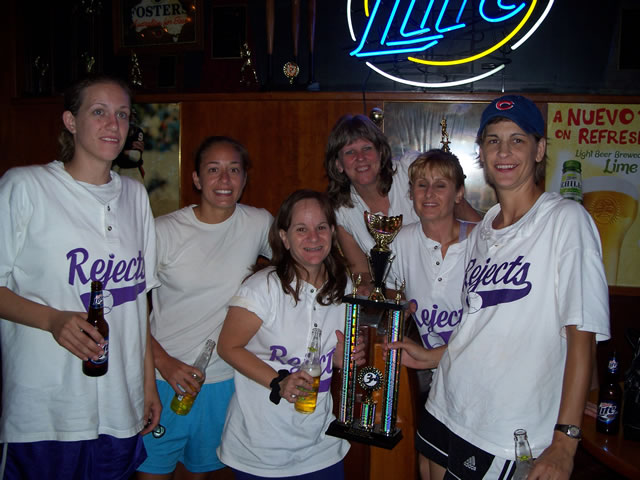 Rejects chicks... Irene, Jess, Jen, Cheryl, Darlene and Mary