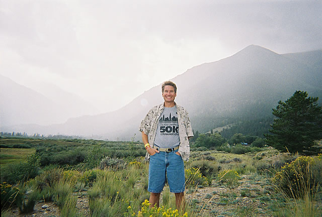 Bill near Twin Lakes on race eve